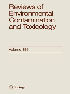 cover image of Reviews of Environmental Contamination and Toxicology 189